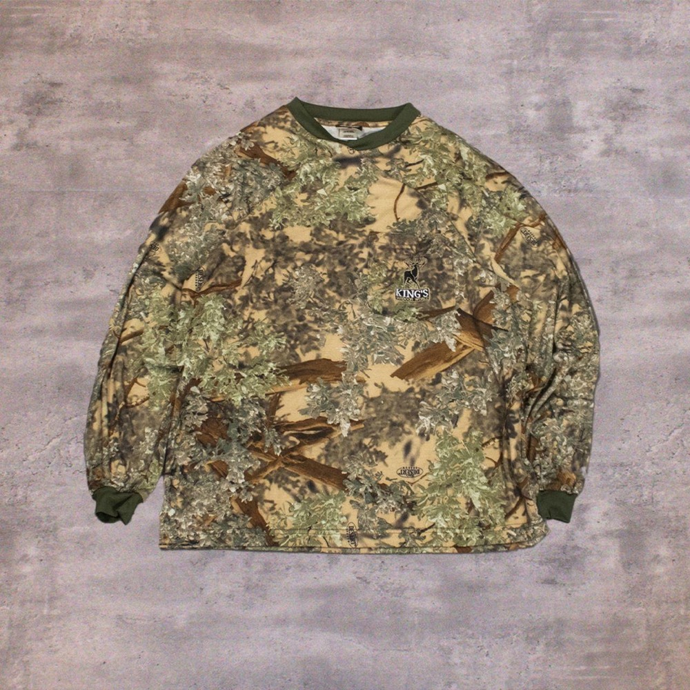 Winter Real Tree Camo Long Sleeve T-Shirt